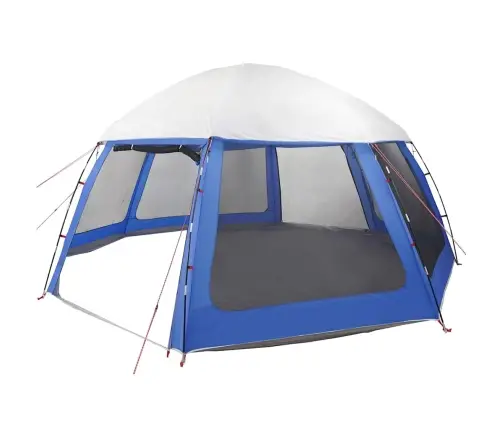 Baseina Telts Ar Noņemamām Mušu Un Sieta Sienām Debeszila Zila Vidaxl