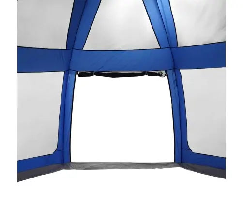 Baseina Telts Ar Noņemamām Mušu Un Sieta Sienām Debeszila Zila Vidaxl