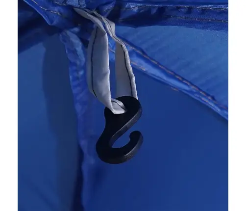 Baseina Telts Ar Noņemamām Mušu Un Sieta Sienām Debeszila Zila Vidaxl