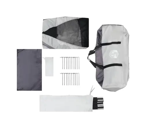 Baseino Palapinė Su Nuimamomis Skraidyklėmis Ir Tinklinėmis