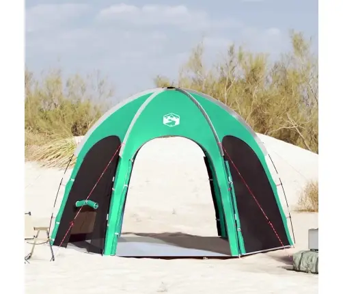 Baseina Telts Jūras Zaļā Krāsā 366X305 Cm Ūdensnecaurlaidīga Vidaxl