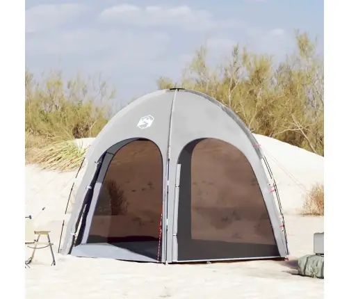 Pelēks Baseina Telts 366X305 Cm Ūdensizturīga Vidaxl