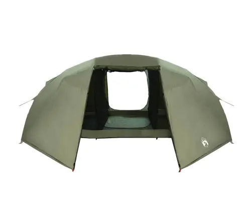 Makšķerēšanas Telts Olīvu Zaļā Poliesters 7 Cilvēkiem Izturīga Vidaxl