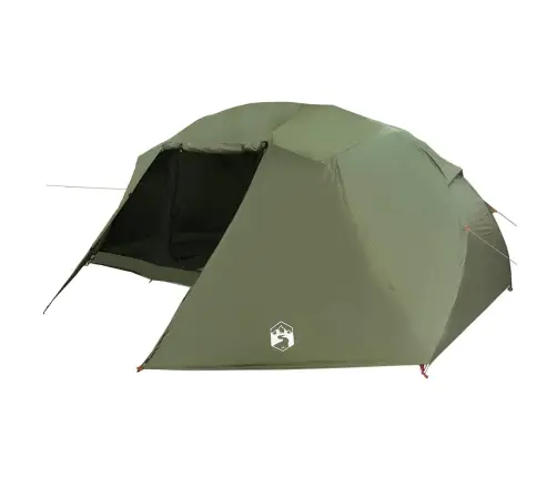 Makšķerēšanas Telts Olīvu Zaļā Poliesters 7 Cilvēkiem Izturīga Vidaxl