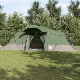 Šeimos Palapinė Su Stogu Žalia Ir Pilka 721 X 335 X 212 Cm