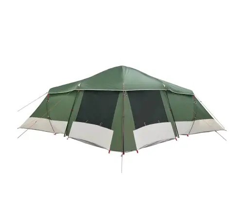 Šeimos Palapinė Su Stogu Žalia Ir Pilka 721 X 335 X 212 Cm
