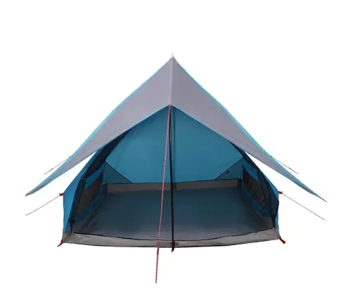 Šeimos Palapinė Su Stogu Mėlyna Ir Pilka 315 X 286 X 200 Cm