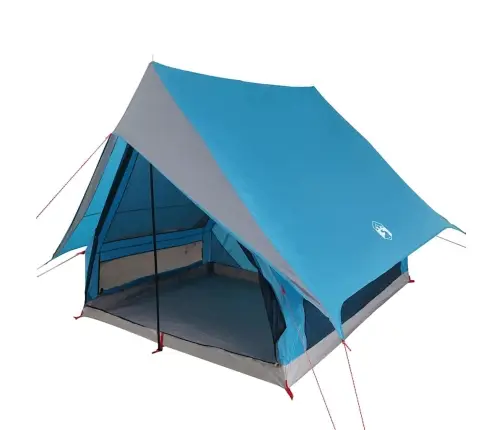 Šeimos Palapinė Su Stogu Mėlyna Ir Pilka 315 X 286 X 200 Cm