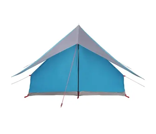 Kempinga Telts A Forma 5 Personām Zila Ūdensizturīga Vidaxl