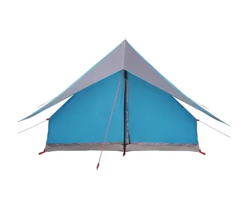 Kempinga Telts A Forma 5 Personām Zila Ūdensizturīga Vidaxl