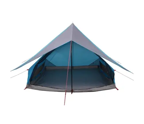 Kempinga Telts A Forma 5 Personām Zila Ūdensizturīga Vidaxl