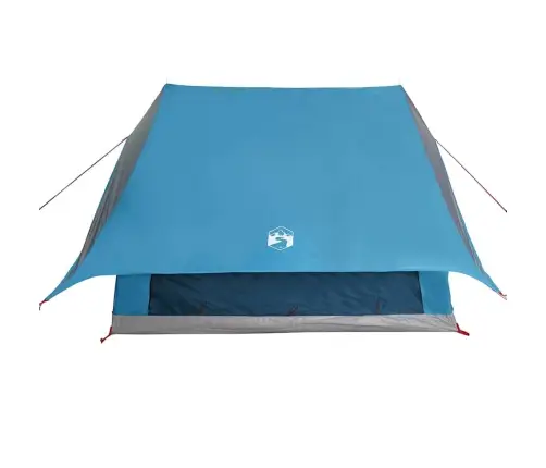 Kempinga Telts A Forma 5 Personām Zila Ūdensizturīga Vidaxl