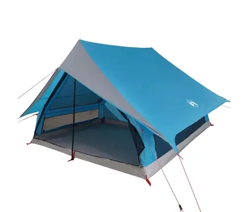 Ģimenes Telts A-Formas 7-Personu Zila Ūdensizturīga Vidaxl