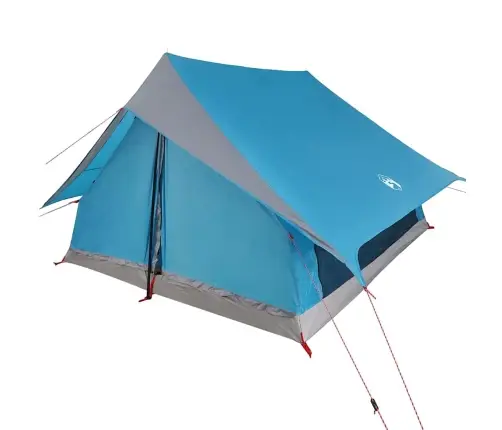 Ģimenes Telts A-Formas 7-Personu Zila Ūdensizturīga Vidaxl