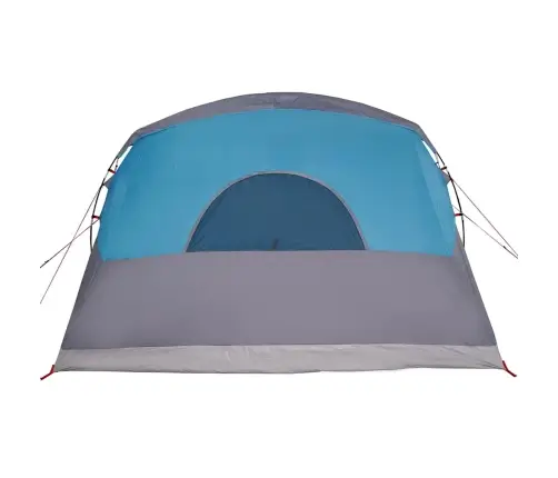 Ģimenes Telts Ar Logiem, Tunelis, Zila, 8 Personām, Ūdensizturīga Vidaxl