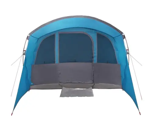 Ģimenes Telts Ar Logiem, Tunelis, Zila, 8 Personām, Ūdensizturīga Vidaxl