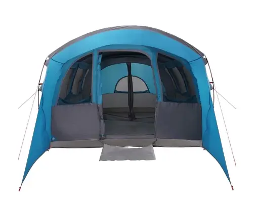 Ģimenes Telts Ar Logiem, Tunelis, Zila, 8 Personām, Ūdensizturīga Vidaxl