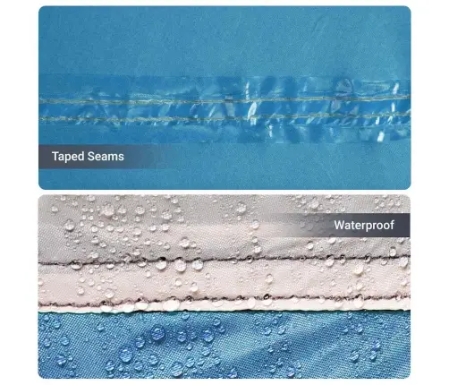 Ģimenes Telts Ar Logiem, Kupola Formas, Zila, 10 Cilvēku, Ūdensizturīga Vidaxl