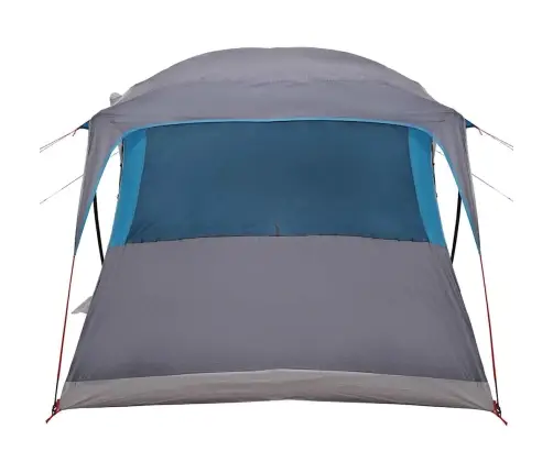 Ģimenes Telts Ar Logiem, Kupola Formas, Zila, 10 Cilvēku, Ūdensizturīga Vidaxl