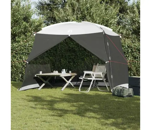 Kempinga Mosquito Tīkls Ar Durvīm Pelēks 6-Cilvēku Ūdensizturīgs Vidaxl