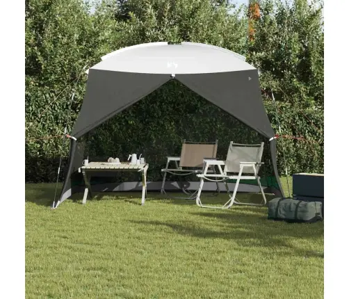 Kempinga Mosquito Tīkls Ar Durvīm Pelēks 6-Cilvēku Ūdensizturīgs Vidaxl