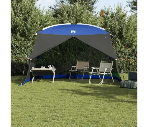 Kempinga Mosquito Net Ar Durvīm Zils 5-Cilvēku Ūdensnecaurlaidīgs Vidaxl