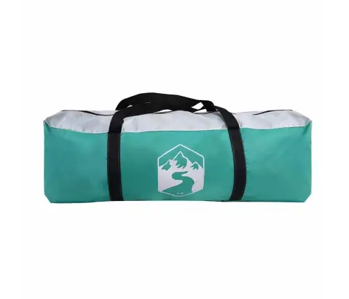 Kempinga Mosquito Tīkls Ar Durvīm Zaļš 4-Personu Ūdensizturīgs Vidaxl