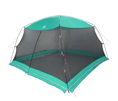 Kempinga Mosquito Tīkls Ar Durvīm Zaļš 4-Personu Ūdensizturīgs Vidaxl