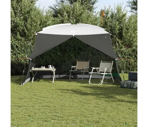 Palapinė-Tinklelis Nuo Uodų Su Stogu Pilka 380 X 380 X 225 Cm