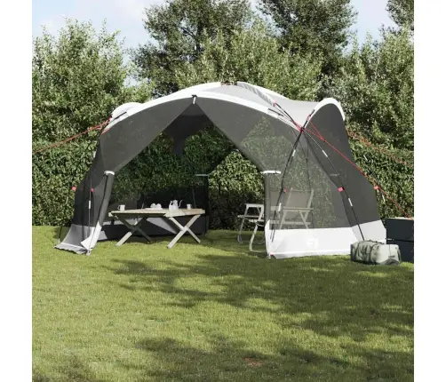 Palapinė-Tinklelis Nuo Uodų Su Stogu Pilka 434 X 434 X 230 Cm