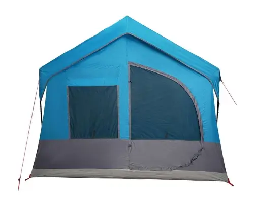 Peretelk Katusega Sinine Ja Hall 620 X 322 X 240 Cm Polüester