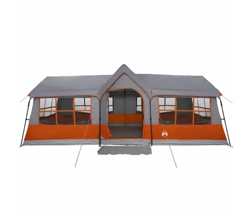 Palapinės Pilka Ir Oranžinė 622 X 295 X 238 Cm Poliesteris