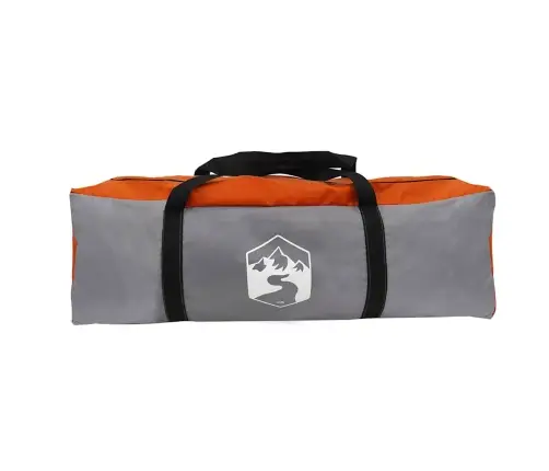 Palapinės Pilka Ir Oranžinė 622 X 295 X 238 Cm Poliesteris