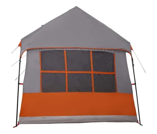 Palapinės Pilka Ir Oranžinė 622 X 295 X 238 Cm Poliesteris
