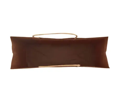 Popieriniai Maišeliai 250Vnt., Su Rankenomis, Rudos, 32X12X42Cm