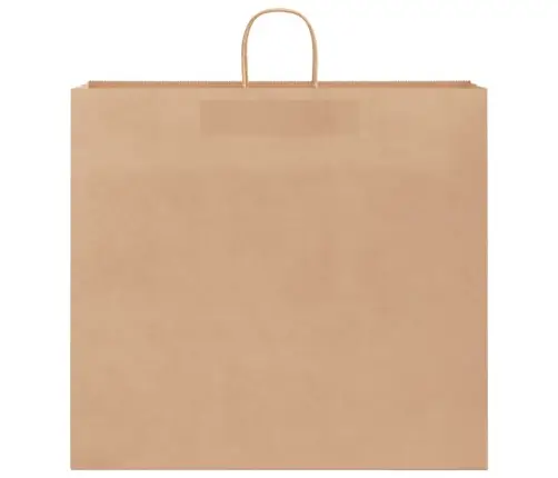 Papīra Maisiņi 250 Gab. Ar Rokturiem, Brūni, 54X15X49 Cm Vidaxl