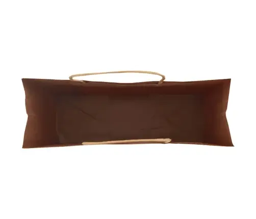 Papīra Maisiņi 250 Gab. Ar Rokturiem, Melni, 32X12X42 Cm Vidaxl