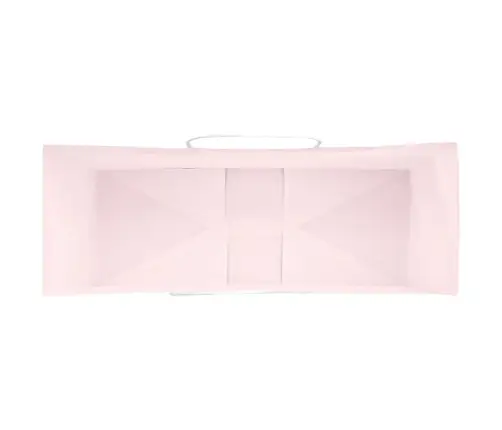 Papīra Maisiņi 250 Gab. Ar Rokturiem, Rozā, 45X17X48 Cm Vidaxl