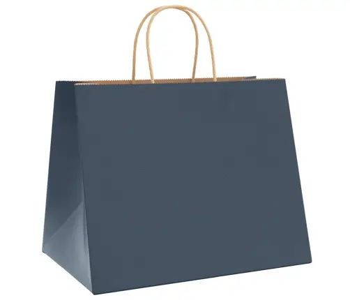 Papīra Maisiņi 250 Gab. Ar Rokturiem, Zili, 32X22X24 Cm Vidaxl