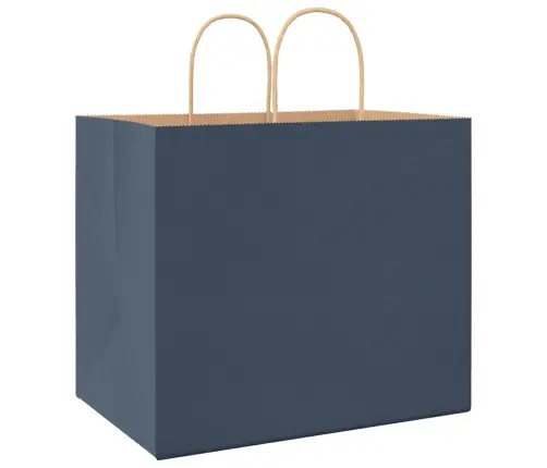 Paberkotid, 250 Tk, Käepidemetega, Sinine, 32X22X28 Cm