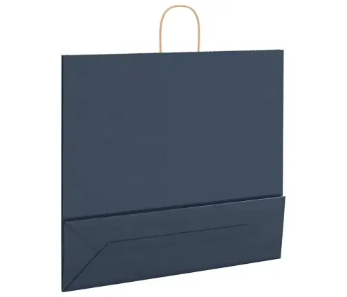 Papīra Maisiņi 250 Gab. Ar Rokturiem, Zili, 54X15X49 Cm Vidaxl