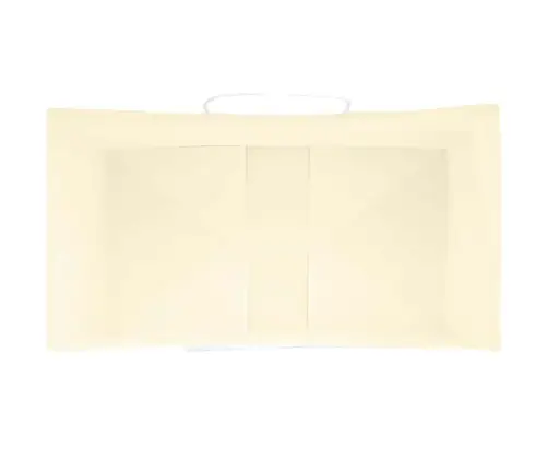 Paberkotid, 50 Tk, Käepidemetega, Kollane, 15X8X21 Cm