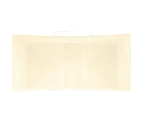 Paberkotid, 50 Tk, Käepidemetega, Kollane, 21X11X36 Cm