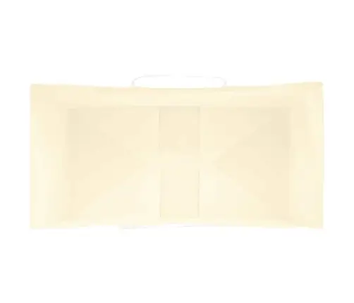 Paberkotid, 50 Tk, Käepidemetega, Kollane, 32X17X44 Cm