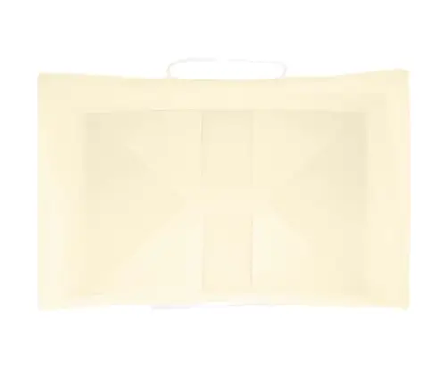 Paberkotid, 50 Tk, Käepidemetega, Kollane, 32X22X28 Cm