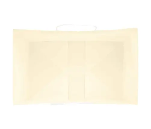 Papīra Maisiņi 250 Gab. Ar Rokturiem, Dzelteni, 21X11X36 Cm Vidaxl