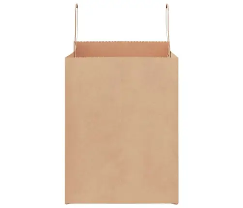 Paberkotid, 50 Tk, Käepidemetega, Pruun, 32X22X28 Cm