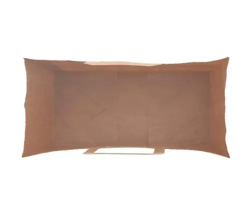 Paberkotid, 250 Tk, Käepidemetega, Pruun, 26X12X35 Cm