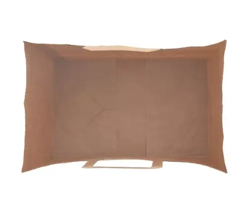 Paberkotid, 250 Tk, Käepidemetega, Pruun, 26X17X25 Cm