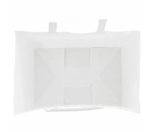 Papīra Maisiņi 250 Gab. Ar Rokturiem, Balti, 32X22X28 Cm Vidaxl